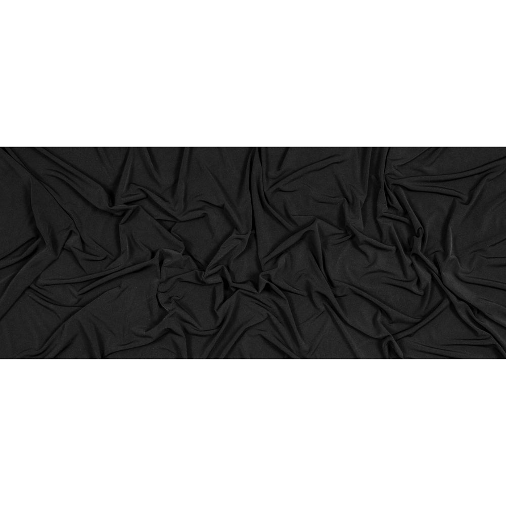Black Stretch Matte Polyester Jersey Full Black Stretch Matte Polyester Jersey Full