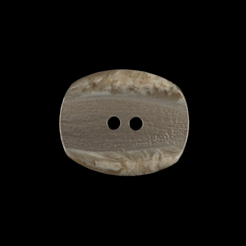 Beige Iridescent 2-Hole Plastic Button - 36L/23mm Beige Iridescent 2-Hole Plastic Button - 36L/23mm