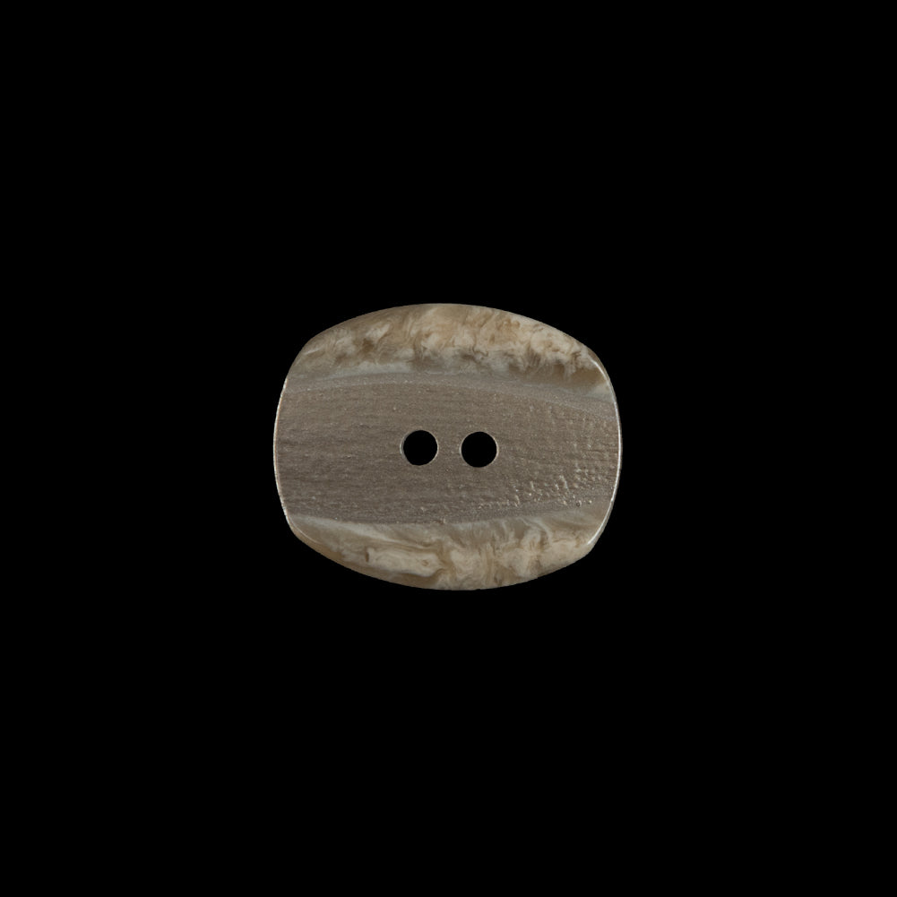 Beige Iridescent 2-Hole Plastic Button - 24L/15mm Beige Iridescent 2-Hole Plastic Button - 24L/15mm