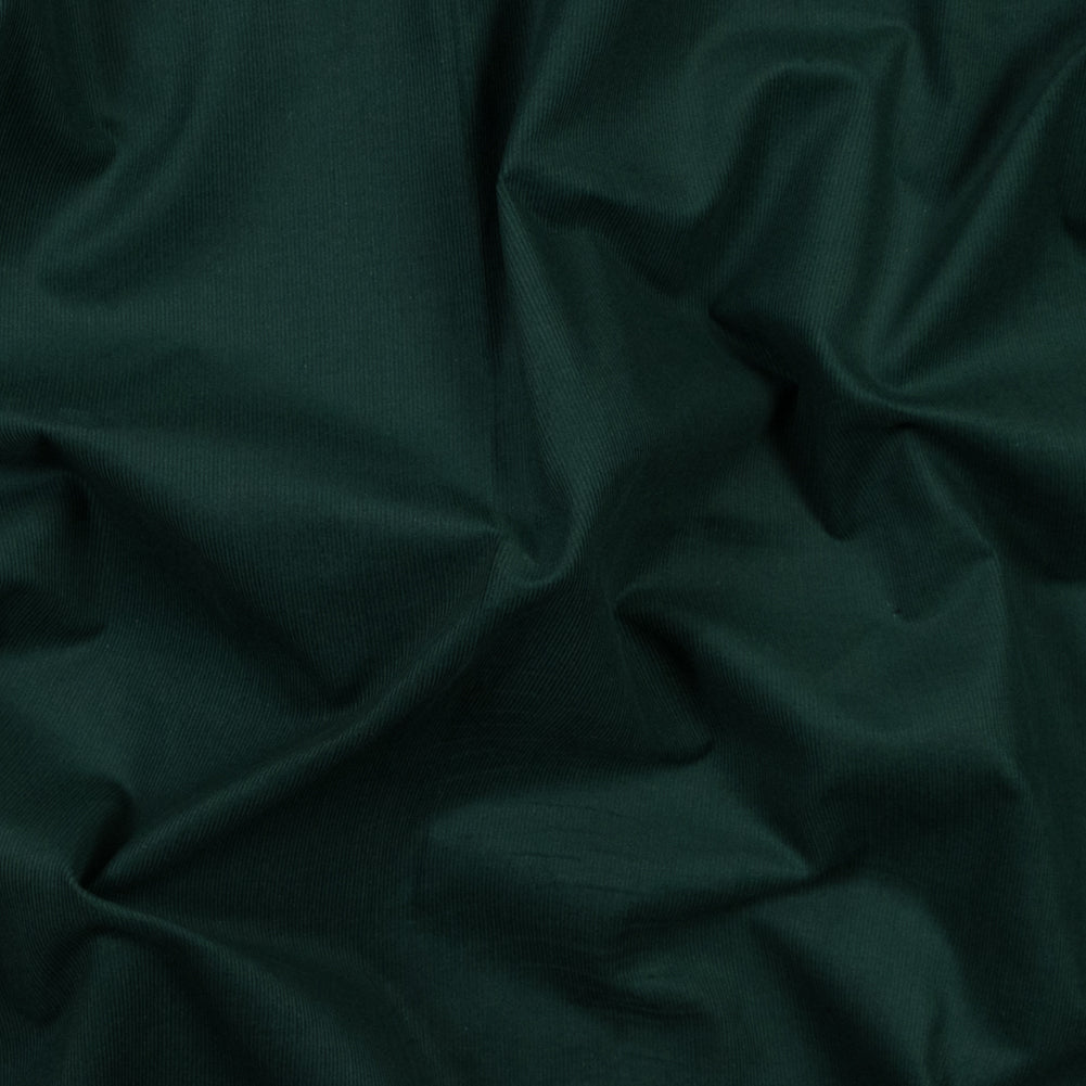 Featherwale Cotton Corduroy - Tartan Green - Dawn Collection Featherwale Cotton Corduroy - Tartan Green - Dawn Collection
