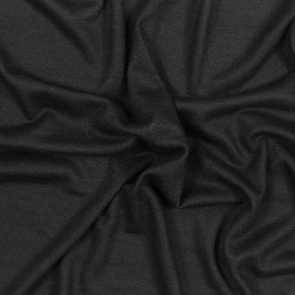 Black Knit Wool Twill Black Knit Wool Twill