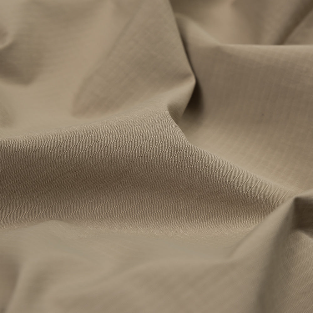 Beige Tonal Striped Nylon Faille Detail Beige Tonal Striped Nylon Faille Detail