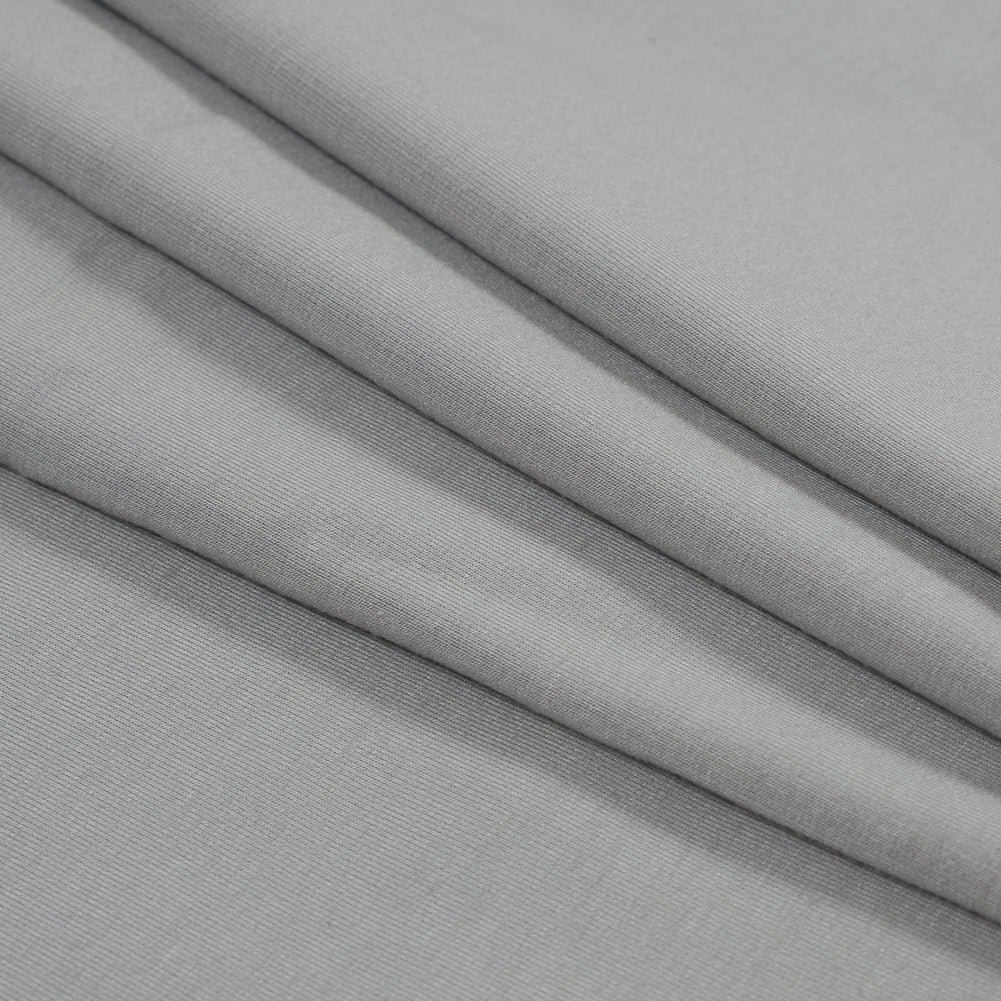 Bamboo Stretch French Terry - Grey Flint - Emei Collection Bamboo Stretch French Terry - Grey Flint - Emei Collection