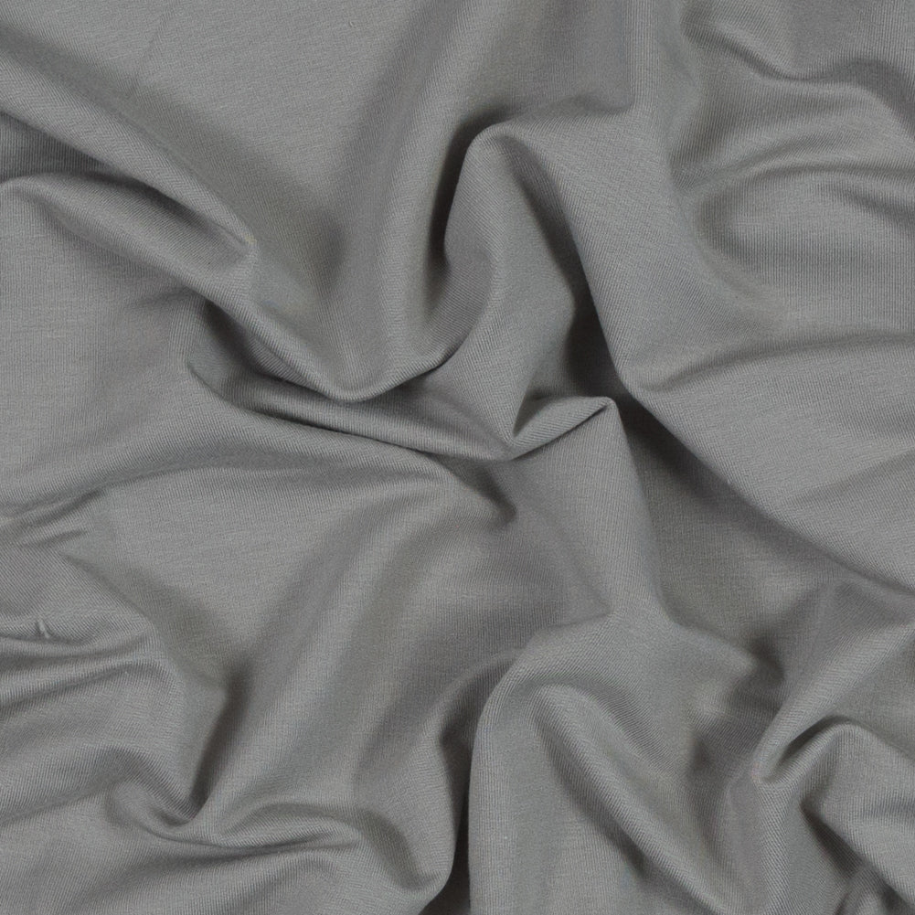 Bamboo Stretch French Terry - Grey Flint - Emei Collection Bamboo Stretch French Terry - Grey Flint - Emei Collection