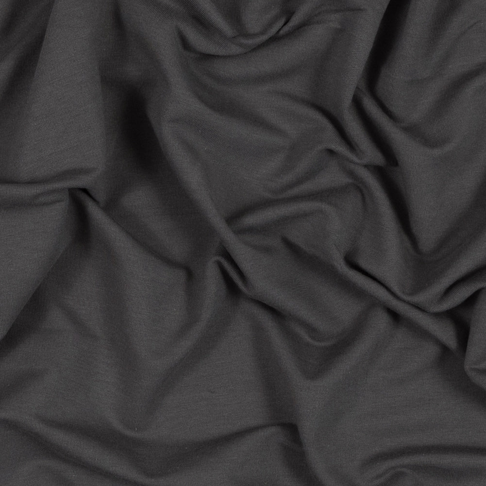 Emei Charcoal Bamboo Stretch French Terry Emei Charcoal Bamboo Stretch French Terry
