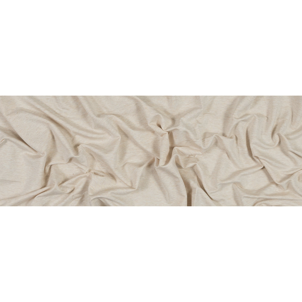 Bamboo Stretch French Terry - Heather Almond - Emei Collection Folded Bamboo Stretch French Terry - Heather Almond - Emei Collection Folded