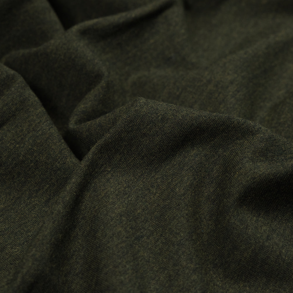 Bamboo Stretch French Terry - Heather Forest - Emei Collection Full Bamboo Stretch French Terry - Heather Forest - Emei Collection Full