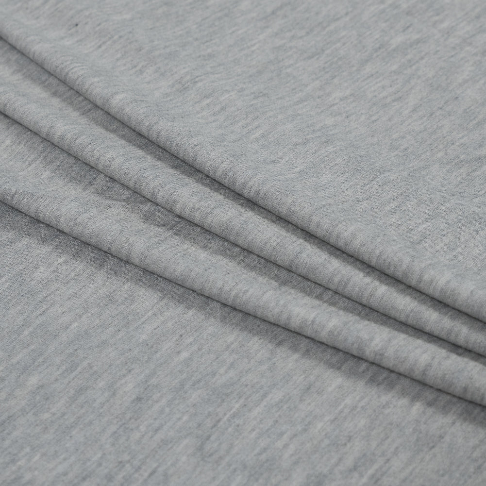 Bamboo and Merino Wool Jersey - Light Gray Detail Bamboo and Merino Wool Jersey - Light Gray Detail