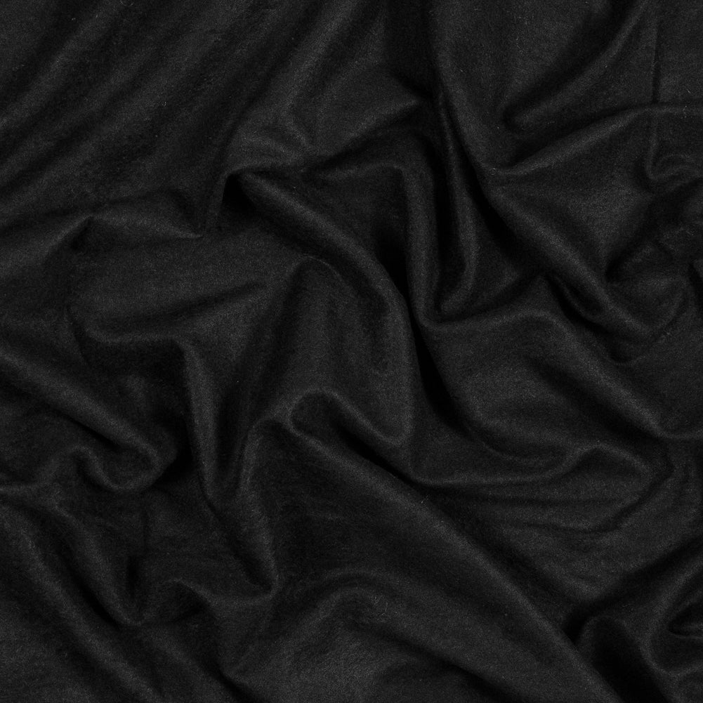 Bamboo and Merino Wool Stretch Fleece - Black Bamboo and Merino Wool Stretch Fleece - Black