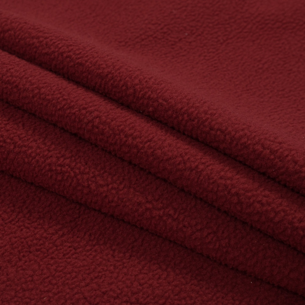 Merlot Heather Sherpa Fleece Detail Merlot Heather Sherpa Fleece Detail