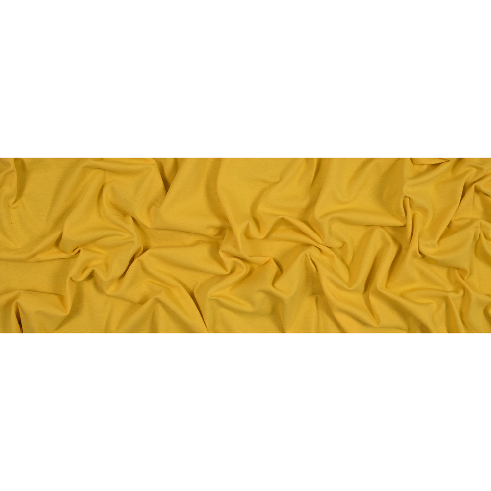 Gamboge Cotton and Polyester Knit Pique Folded Gamboge Cotton and Polyester Knit Pique Folded
