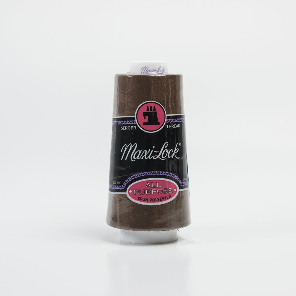 Maxi-Lock Serger Thread 3000yds - Brown Maxi-Lock Serger Thread 3000yds - Brown