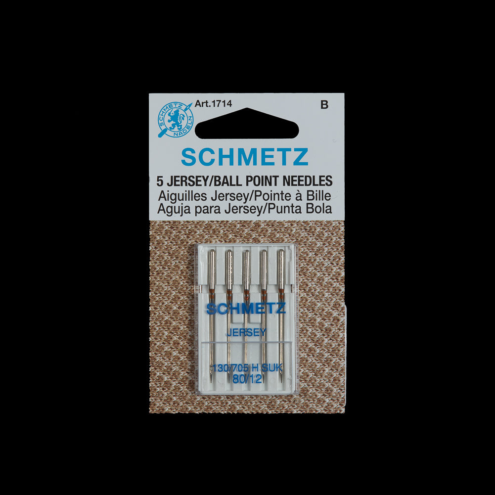 Schmetz Jersey/Ball Point Machine Needles - 80/12 - 5 ct