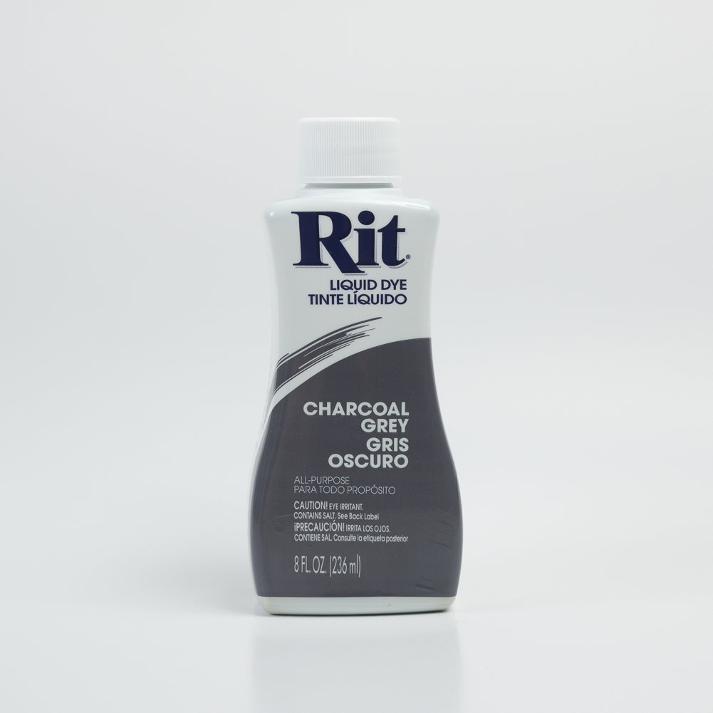 Rit All-Purpose Liquid Fabric Dye - Charcoal Gray - 8oz Bottle Rit All-Purpose Liquid Fabric Dye - Charcoal Gray - 8oz Bottle