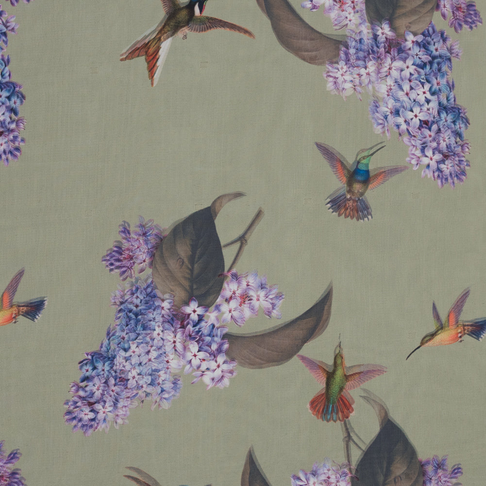 Mood Exclusive Green Monet's Joyful Garden 3D Fabric Mood Exclusive Green Monet's Joyful Garden 3D Fabric