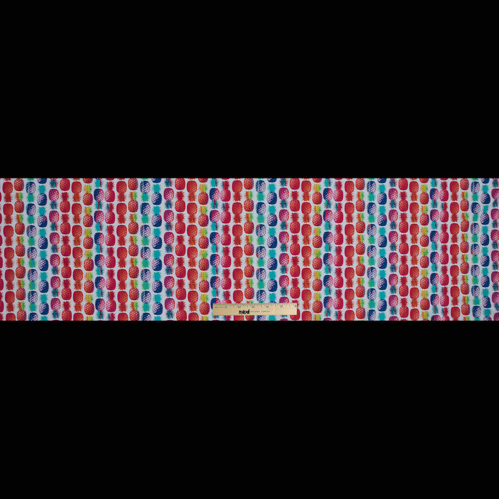 Compression Swimwear Tricot, UV Protective with Aloe Vera Microcapsules - Rainbow Pineapples - Caye Collection Full Compression Swimwear Tricot, UV Protective with Aloe Vera Microcapsules - Rainbow Pineapples - Caye Collection Full