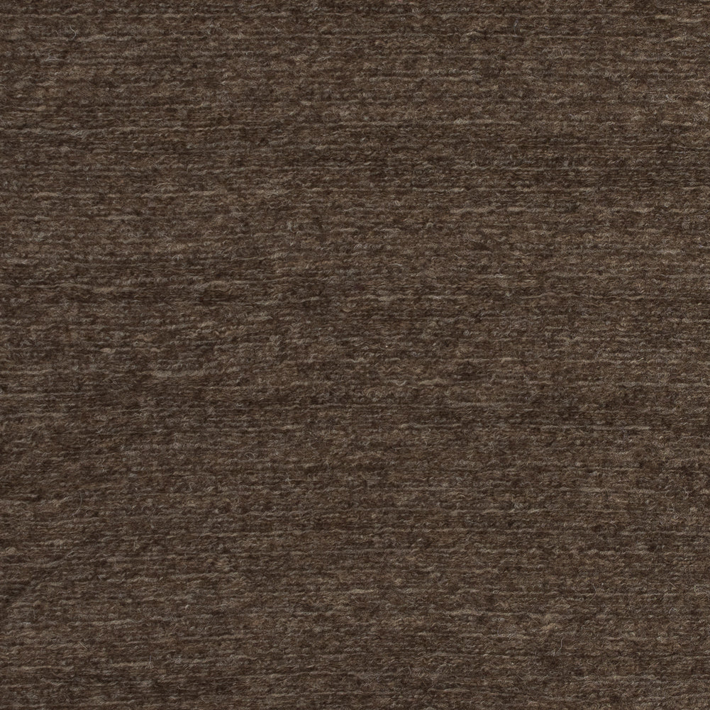 Wool Knit - Brown Striated - Designer Deadstock Wool Knit - Brown Striated - Designer Deadstock