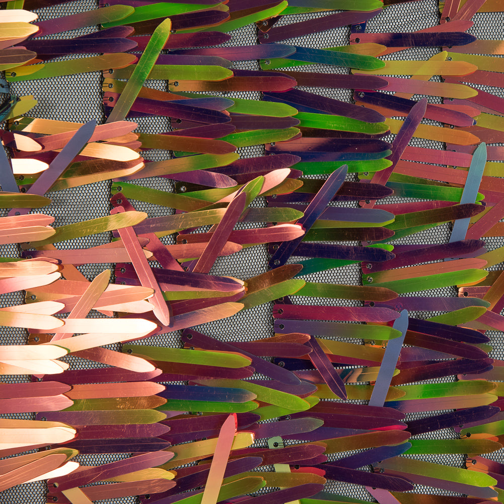 Soft Tulle with Fringe Sequins - Shiny Rainbow - Phryne Collection Full Soft Tulle with Fringe Sequins - Shiny Rainbow - Phryne Collection Full