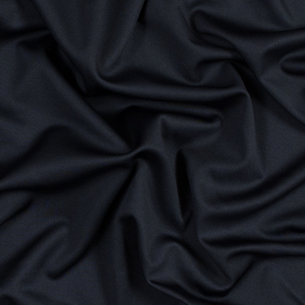 Italian Navy Stretch Jersey Crepe