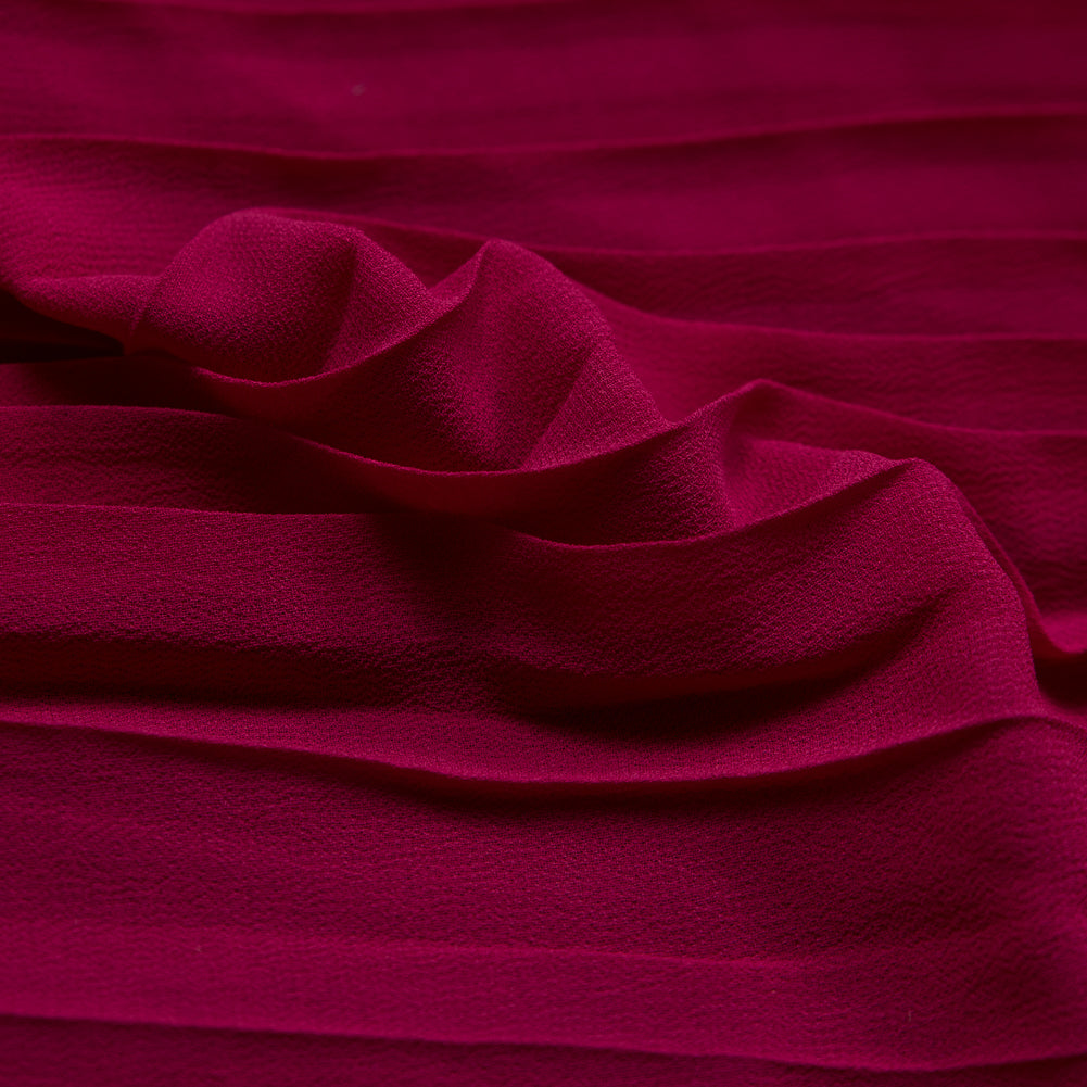 Accordion Pleated Chiffon - Bittersweet - Etereo Collection Full Accordion Pleated Chiffon - Bittersweet - Etereo Collection Full