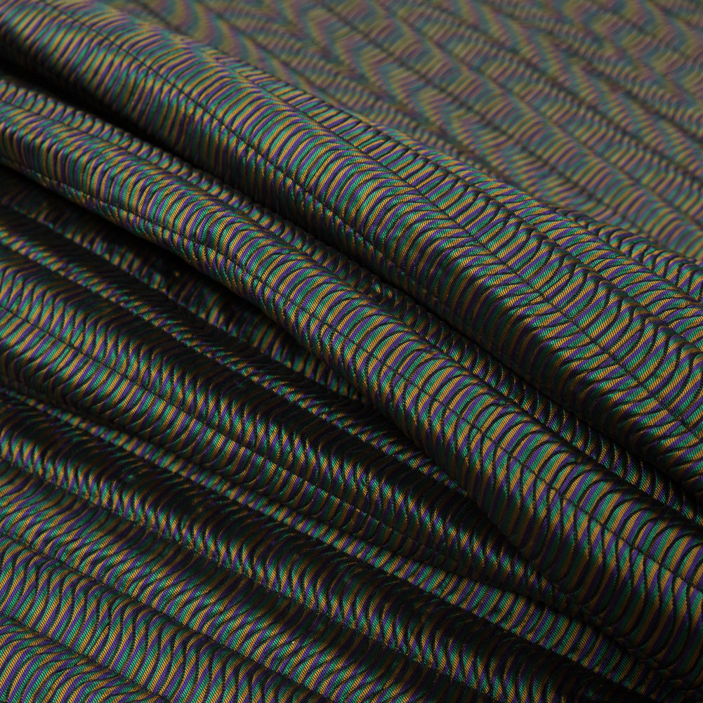 Rainbow Quilted Polyester Woven Detail Rainbow Quilted Polyester Woven Detail