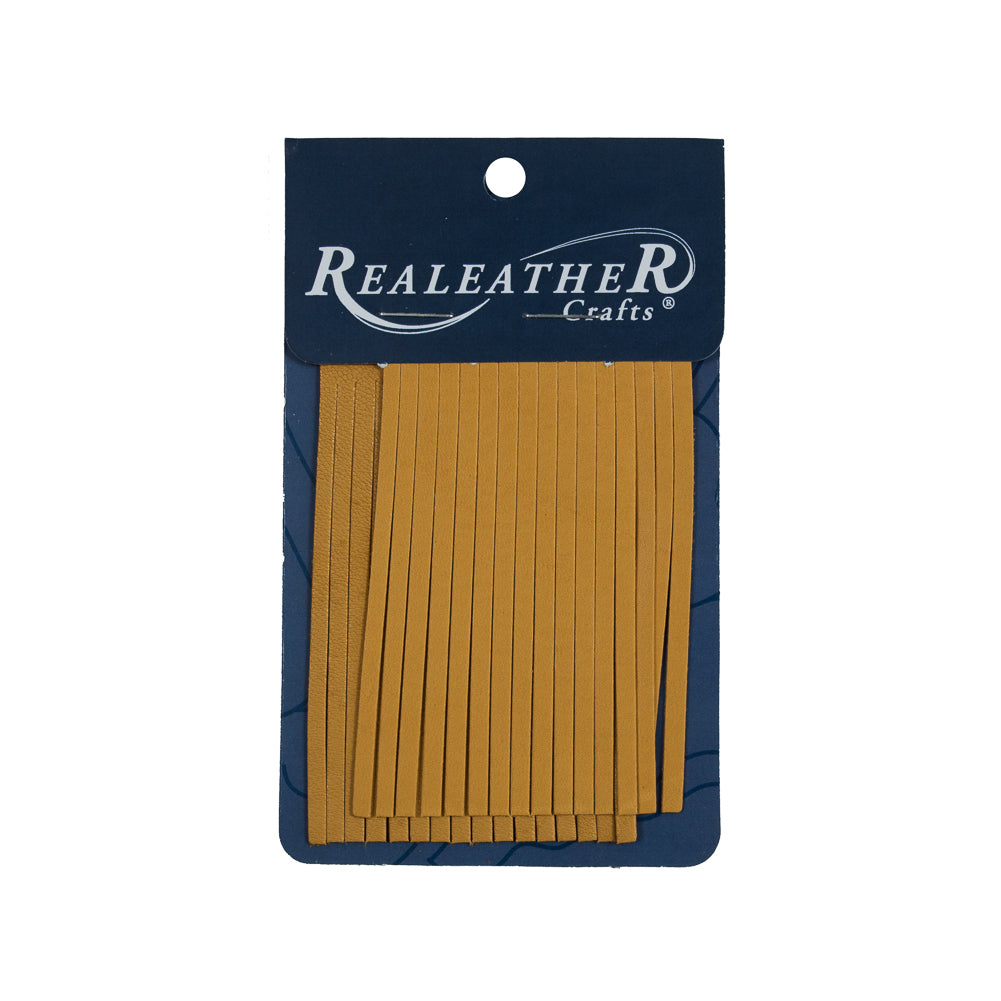 Realeather Gold Deerskin Fringe Trim Realeather Gold Deerskin Fringe Trim