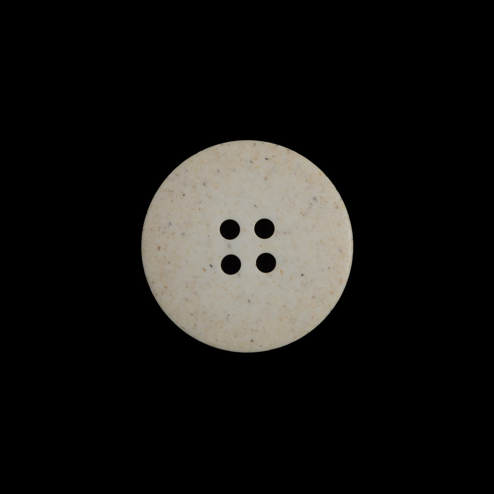 French Beige Speckled 4-Hole Button - 28L/18mm Detail French Beige Speckled 4-Hole Button - 28L/18mm Detail