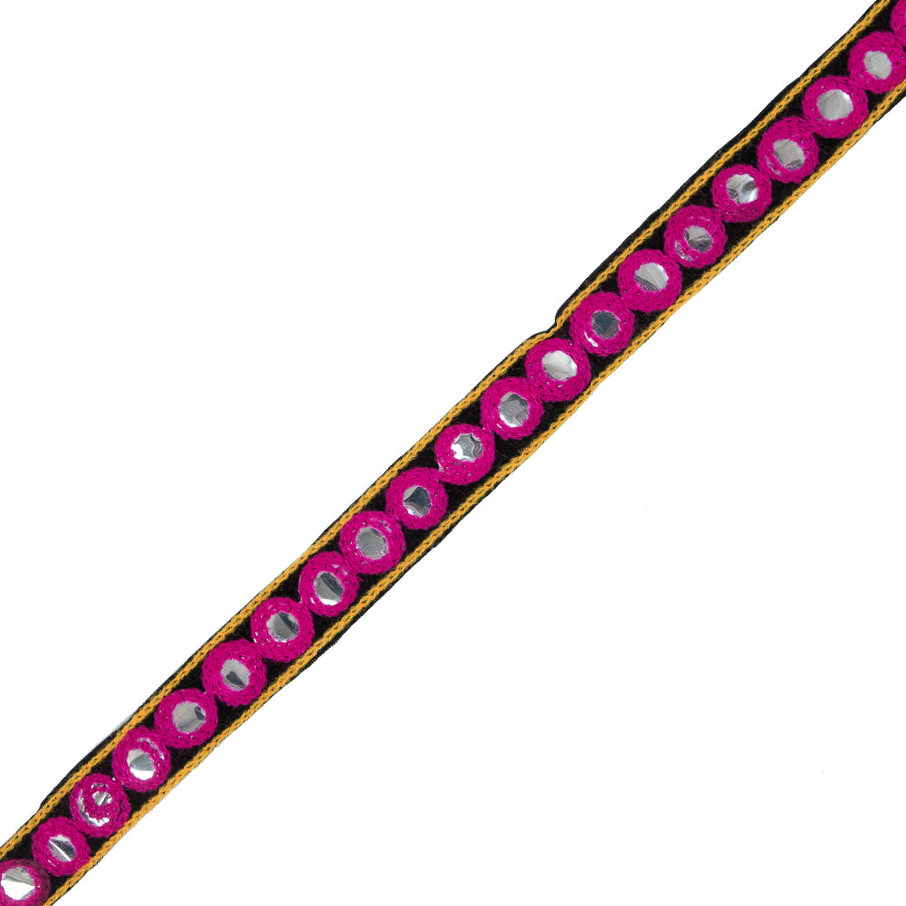 Hot Pink Mirror Trim - 0.75" Hot Pink Mirror Trim - 0.75"