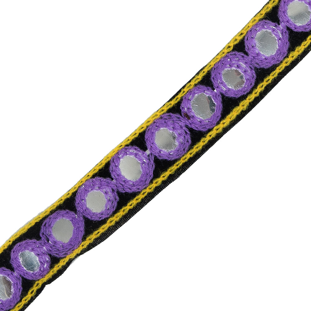 Purple Mirror Trim - 0.75" Detail Purple Mirror Trim - 0.75" Detail