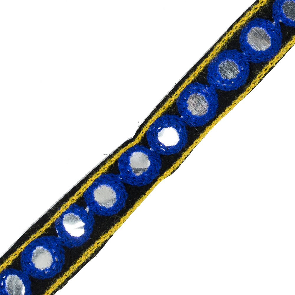 Blue Mirror Trim - 0.75" Detail Blue Mirror Trim - 0.75" Detail