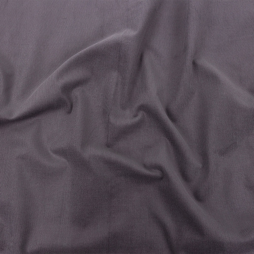 Featherwale Cotton Corduroy - Ironwood Gray - Dawn Collection Featherwale Cotton Corduroy - Ironwood Gray - Dawn Collection