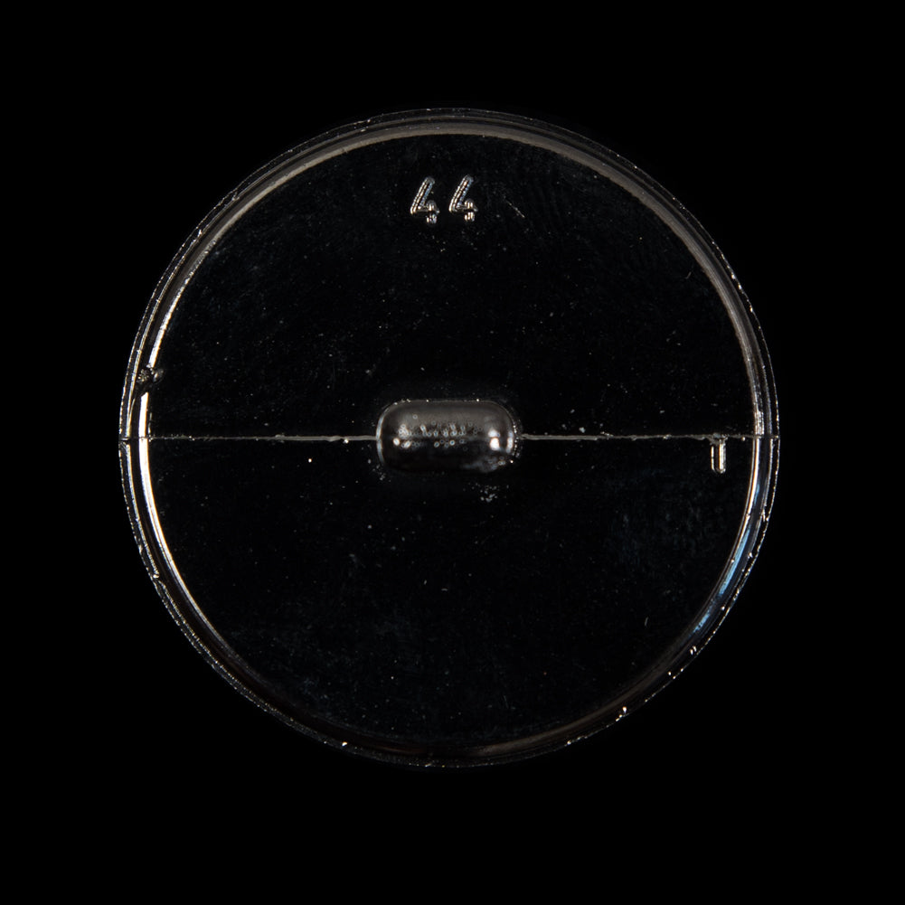 Italian Gunmetal Beveled Shank Back Button - 44L/28mm Detail Italian Gunmetal Beveled Shank Back Button - 44L/28mm Detail