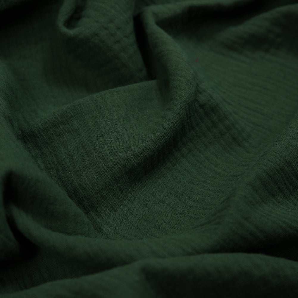 Double Cotton Gauze - Hunter Green - Talamanca Collection Full Double Cotton Gauze - Hunter Green - Talamanca Collection Full