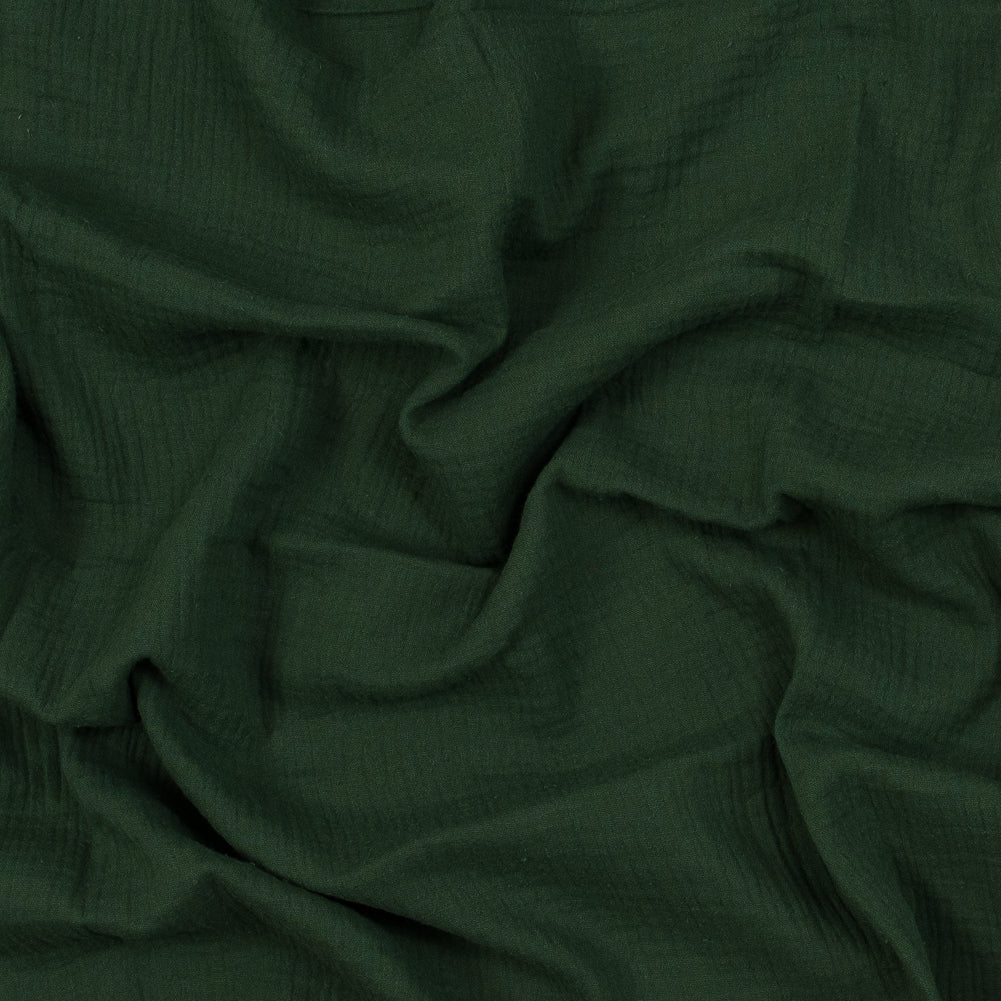 Double Cotton Gauze - Hunter Green - Talamanca Collection Double Cotton Gauze - Hunter Green - Talamanca Collection