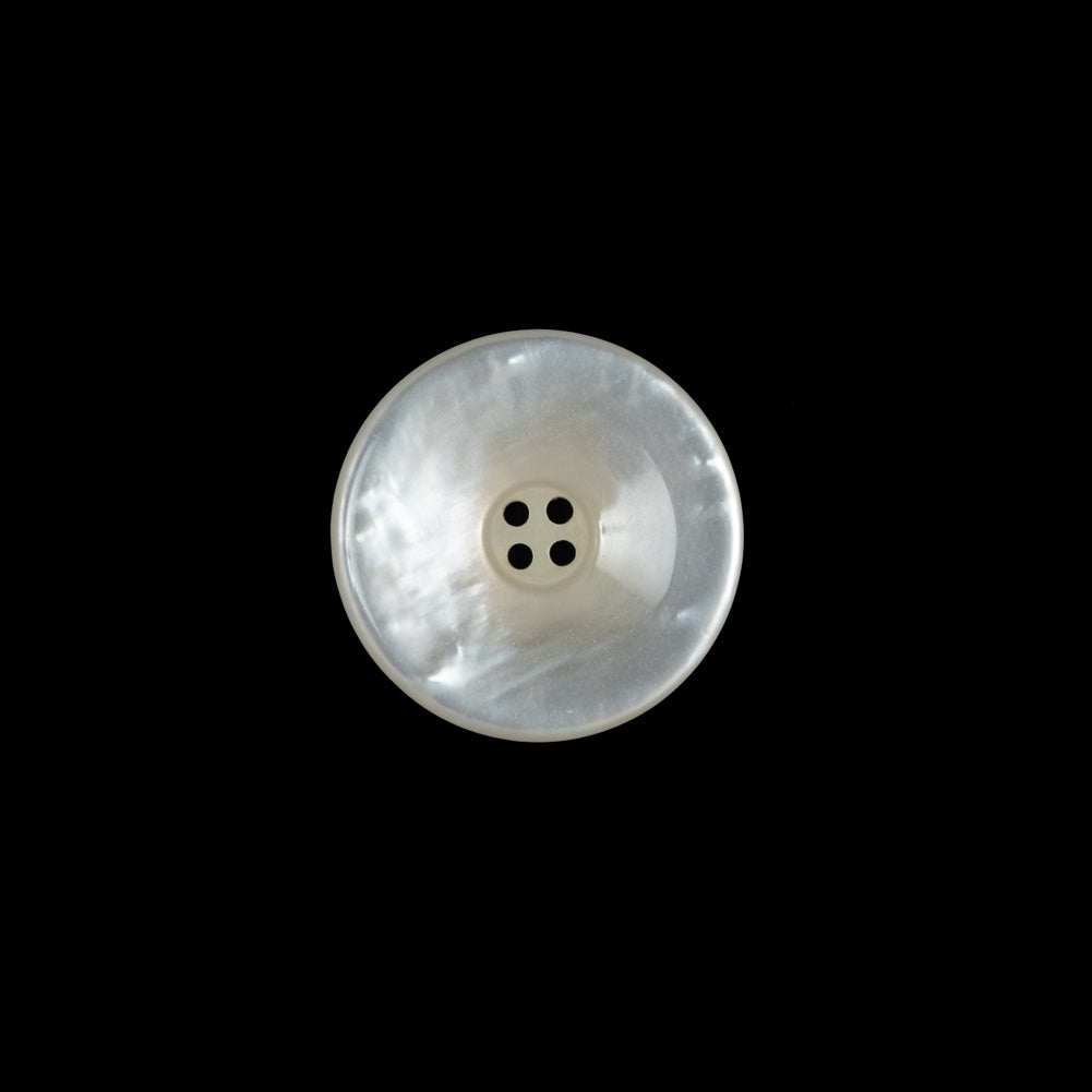 Iridescent Beige Plastic 4-Hole Button - 24L/15mm Iridescent Beige Plastic 4-Hole Button - 24L/15mm
