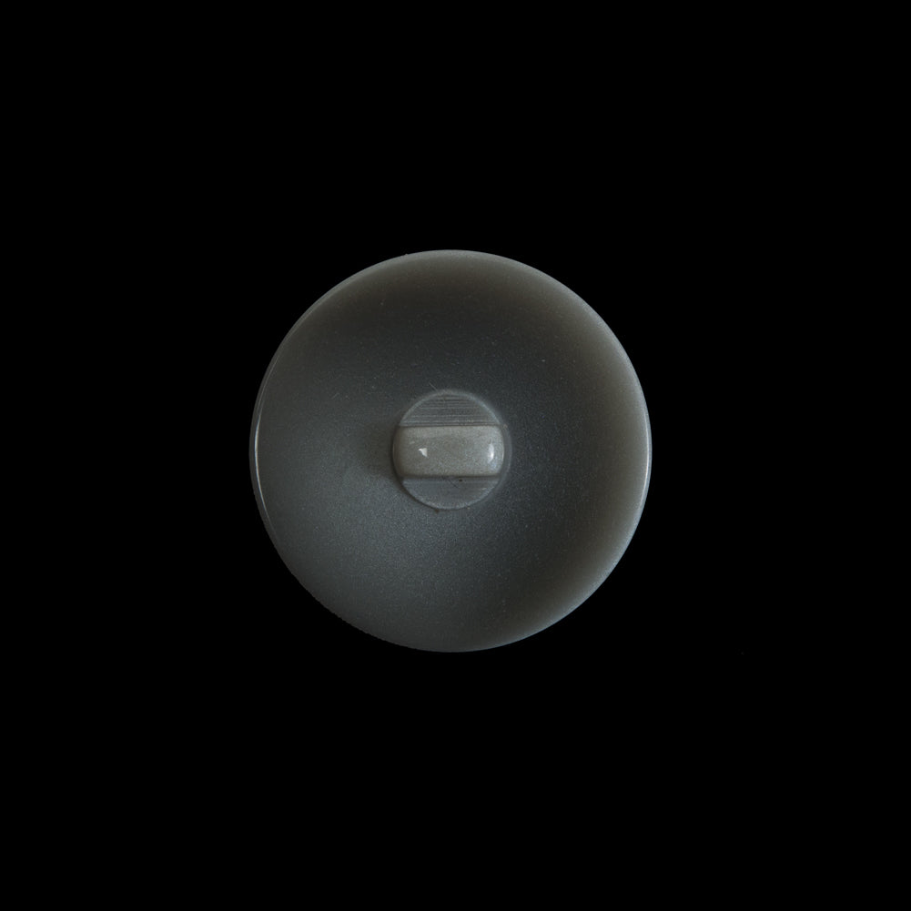 Italian Light Gray Flat Shank Back Button - 28L/18mm Detail Italian Light Gray Flat Shank Back Button - 28L/18mm Detail
