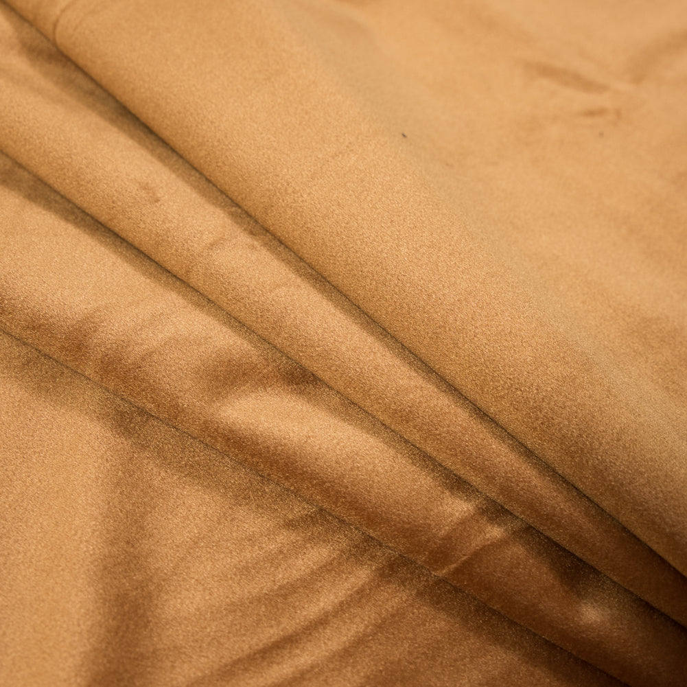 Polyester Velvet - Tangerine - Helene Collection Detail Polyester Velvet - Tangerine - Helene Collection Detail