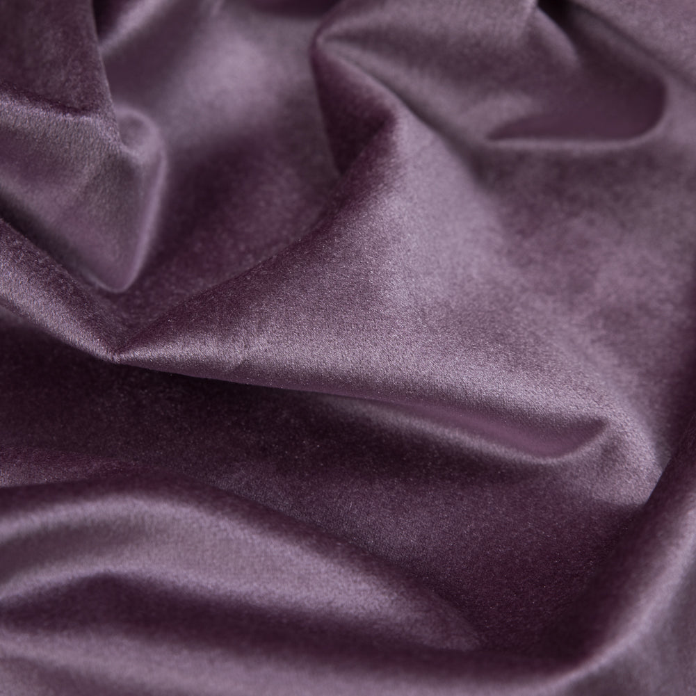 Polyester Velvet - Tulipwood Purple - Helene Collection Full Polyester Velvet - Tulipwood Purple - Helene Collection Full