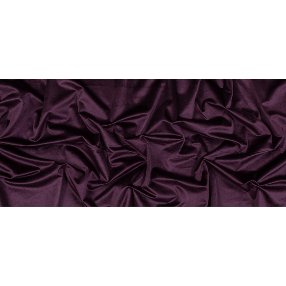 Polyester Velvet - Merlot Grape - Helene Collection Folded Polyester Velvet - Merlot Grape - Helene Collection Folded