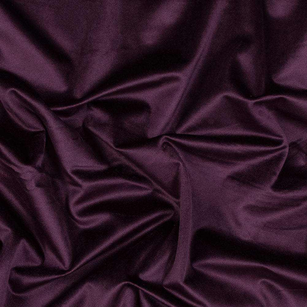 Polyester Velvet - Merlot Grape - Helene Collection Polyester Velvet - Merlot Grape - Helene Collection