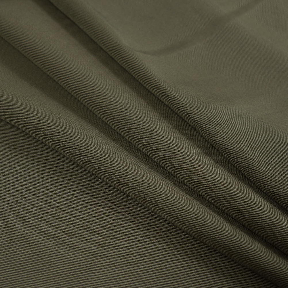Tencel Twill - Army Green - Brooke Collection Detail Tencel Twill - Army Green - Brooke Collection Detail