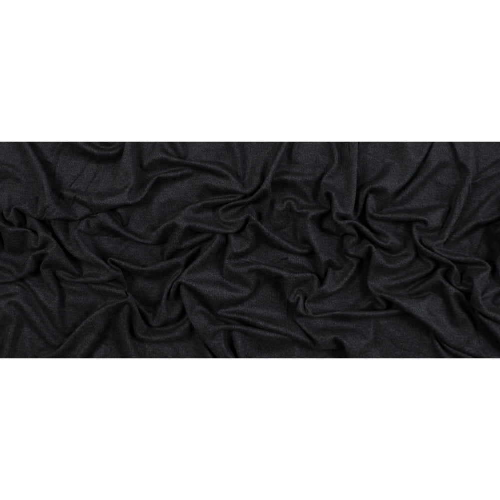 Charcoal Stretch One Sided Fleece-Backed Knit Folded Charcoal Stretch One Sided Fleece-Backed Knit Folded