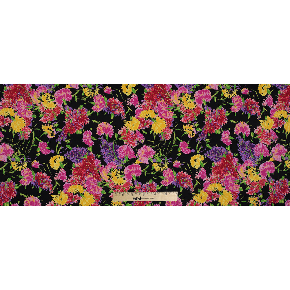 Vibrant Floral Stretch Cotton Sateen Full Vibrant Floral Stretch Cotton Sateen Full