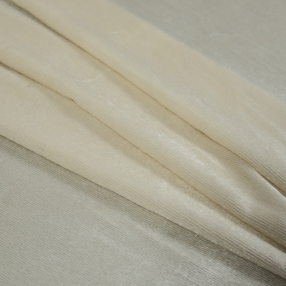 Metallic Velvet - Ivory - Ava Collection Detail Metallic Velvet - Ivory - Ava Collection Detail
