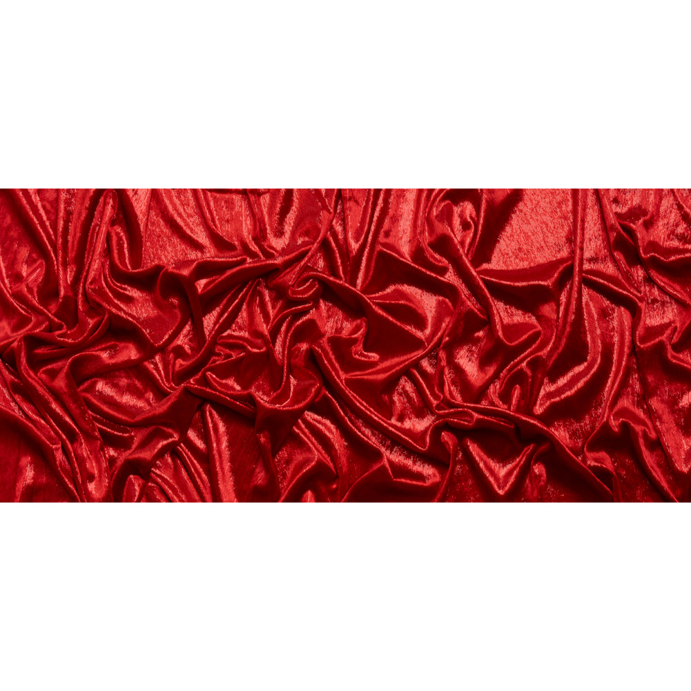 Metallic Velvet - Tango Red - Ava Collection Drape Metallic Velvet - Tango Red - Ava Collection Drape