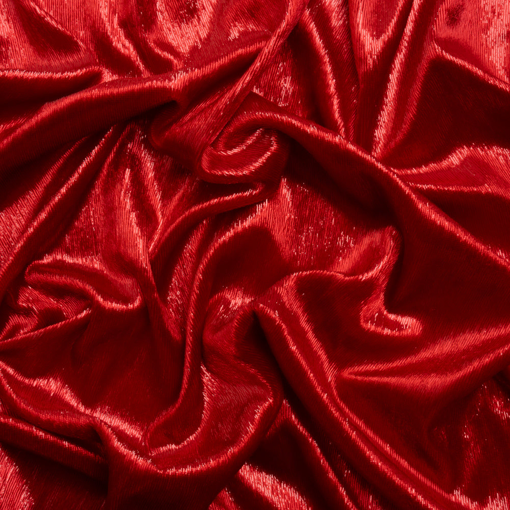 Metallic Velvet - Tango Red - Ava Collection Metallic Velvet - Tango Red - Ava Collection