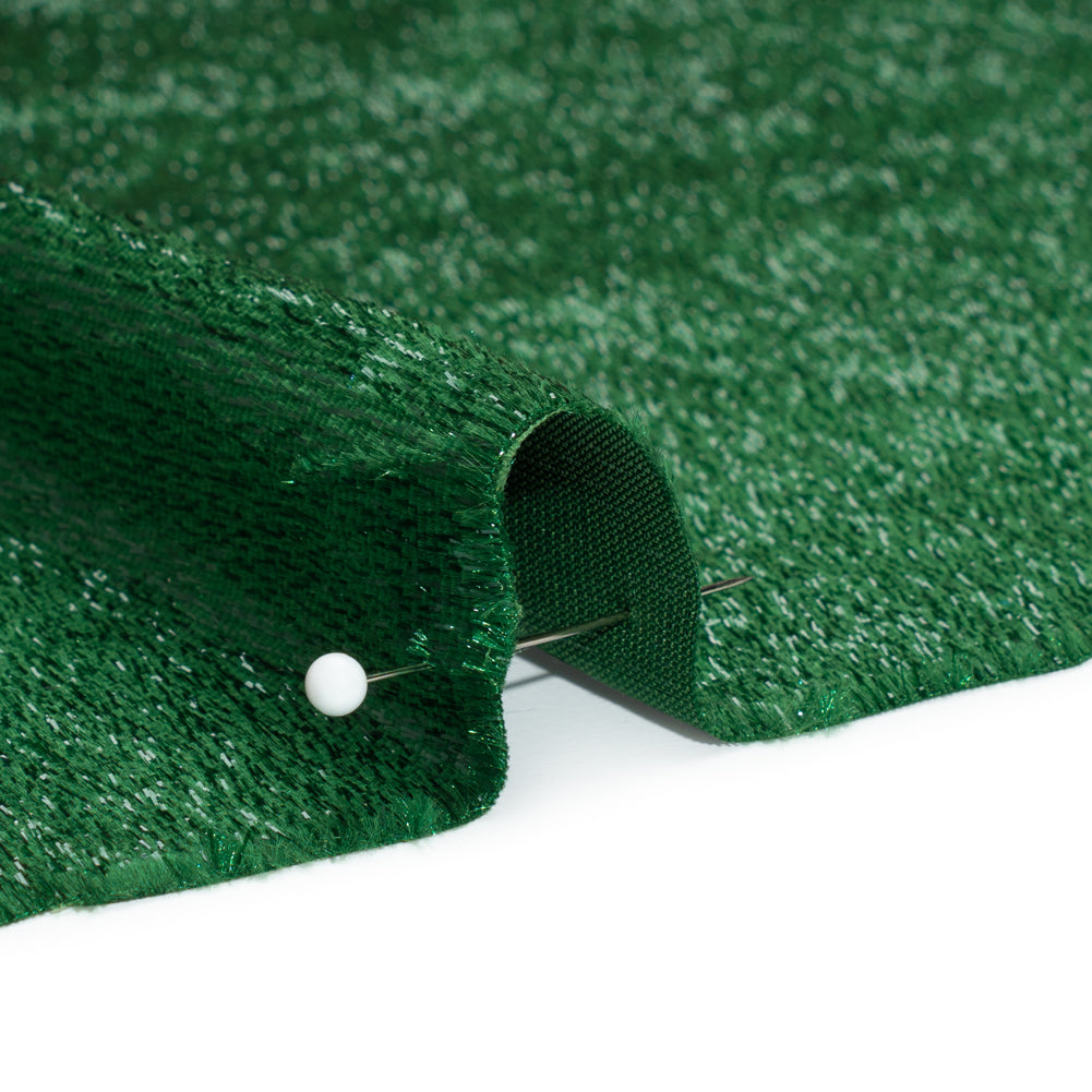 Metallic Velvet - Emerald Green - Ava Collection Folded Metallic Velvet - Emerald Green - Ava Collection Folded