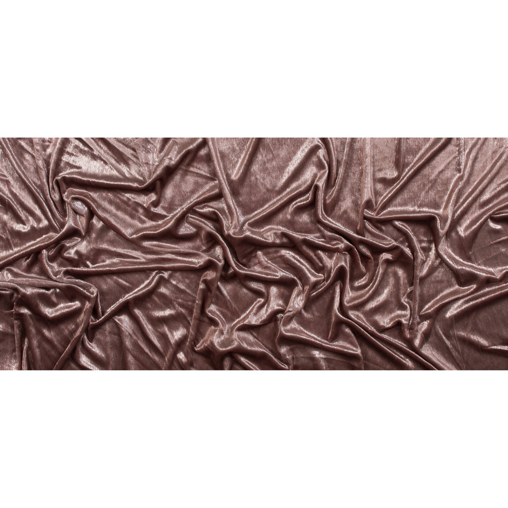 Metallic Velvet - Rose Gold - Ava Collection Folded Metallic Velvet - Rose Gold - Ava Collection Folded