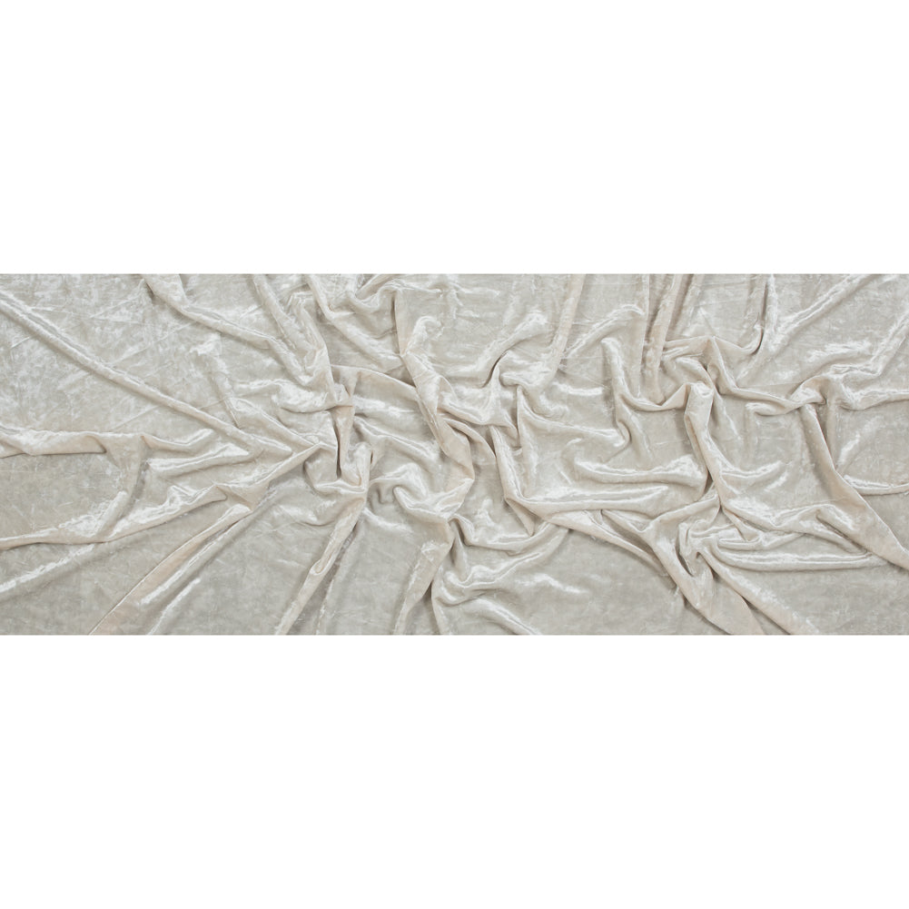 Crushed Velour - Vanilla Ice - Auguste Collection Folded Crushed Velour - Vanilla Ice - Auguste Collection Folded