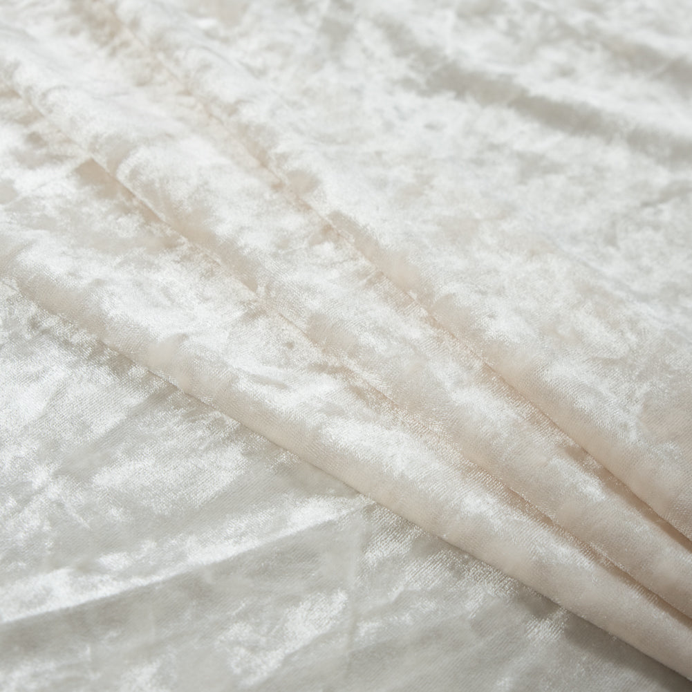 Crushed Velour - Vanilla Ice - Auguste Collection Detail Crushed Velour - Vanilla Ice - Auguste Collection Detail